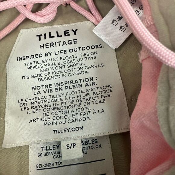 Tilley T3 Vintage Fringe Wanderer pink hat women’s size small - Picture 11 of 11